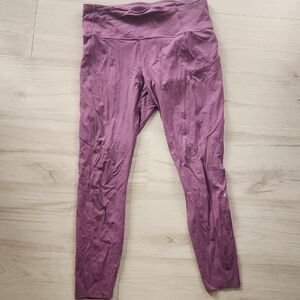 Lululemon Athletica Mauve Leggings